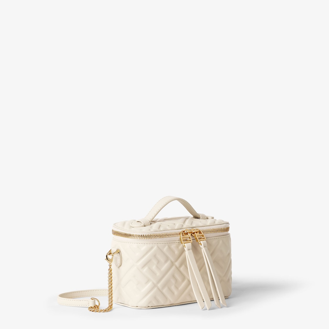 FENDI Vanity Camelia nappa leather mini-bag with FF motif - Image 2